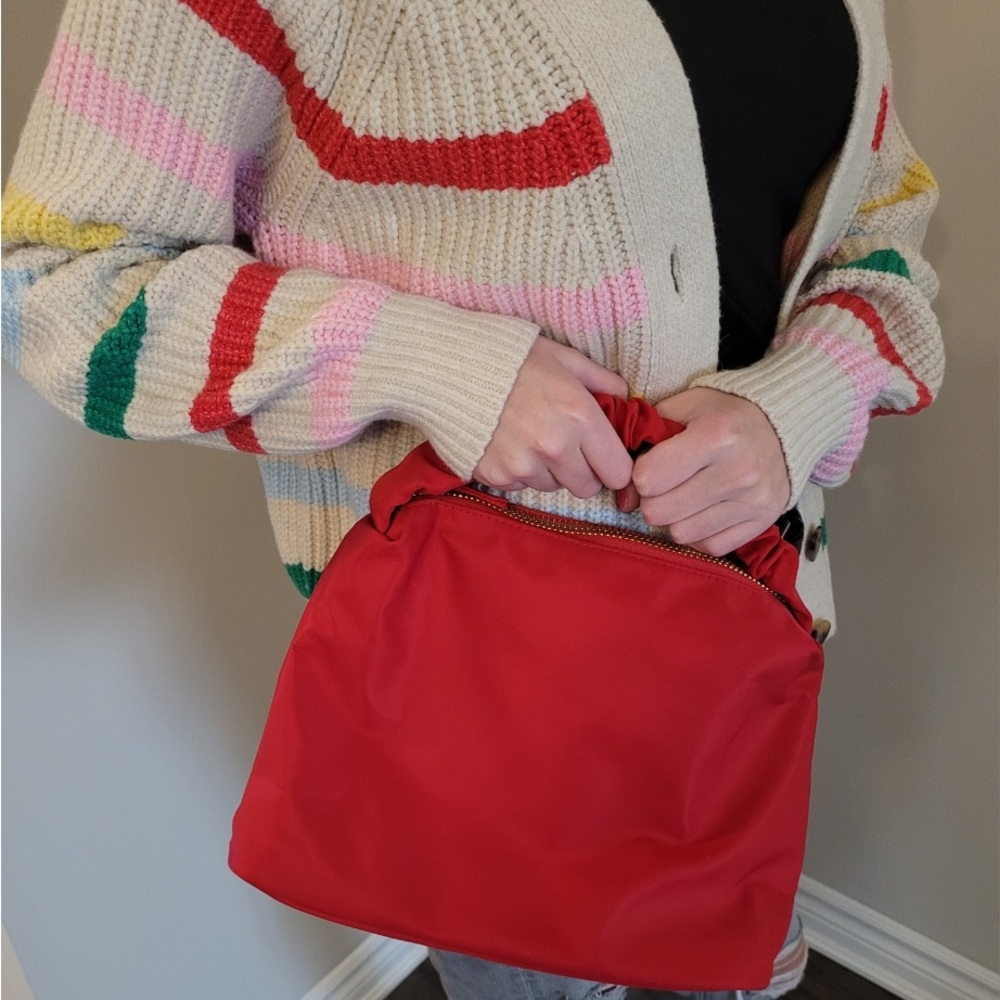 Stoney Clover Lane scrunch bag ruby - Picture 11 of 12